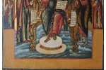 Christ on the throne, board, painting, Russia, the 18th cent., 32.5 x 27 cm...