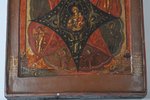 "Ņeopalimaja kupina", dēlis, gleznojums, Krievijas impērija, 19. gs., 34 х 29.5 cm...