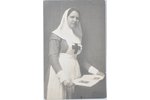 открытка, Медсестра Красного креста, 1-ая мировая война, 1915 г....