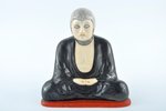 figurine, Budha, porcelain, Riga (Latvia), M.S. Kuznetsov manufactory, the 30ties of 20th cent., 19...