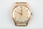 rokas pulkstenis, "Doxa", Šveice, 20. gs. sākums, zelts, 56 prove, zelts svars ~8.5 g, diametrs 3.5...