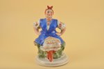 figurine, Clerk's wife, porcelain, Riga (Latvia), USSR, Riga porcelain factory, molder - Leon Tomosh...