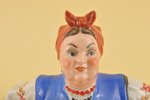 figurine, Clerk's wife, porcelain, Riga (Latvia), USSR, Riga porcelain factory, molder - Leon Tomosh...