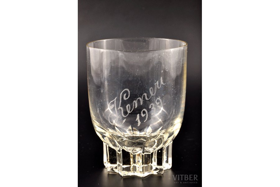 стакан, Cанаторий "Кемери", 20-30е годы 20го века, h = 10 см