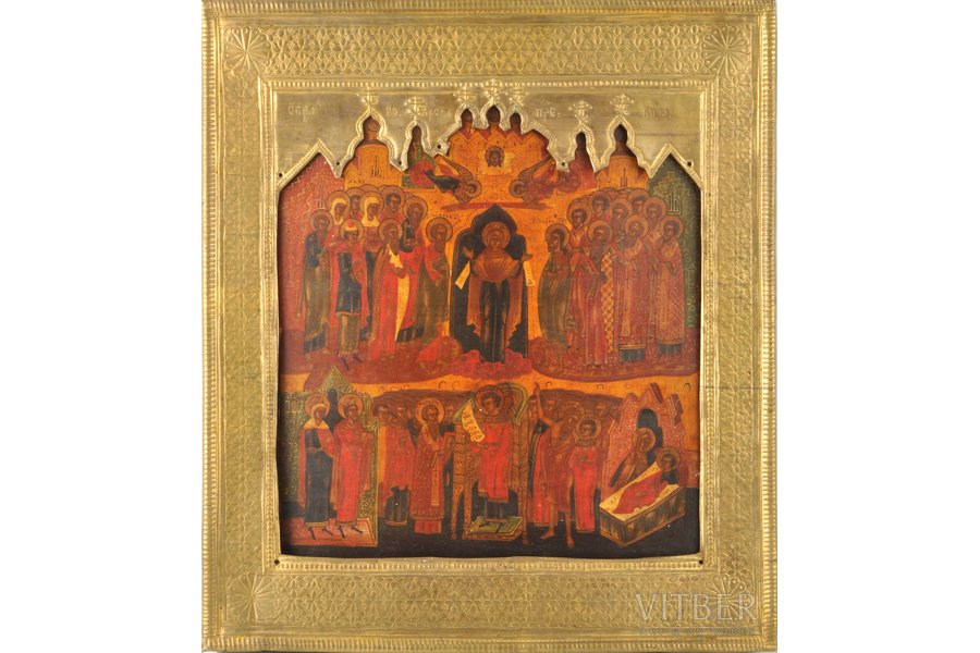 Покров, Российская империя, 19-й век, 30.5 x 27 см
