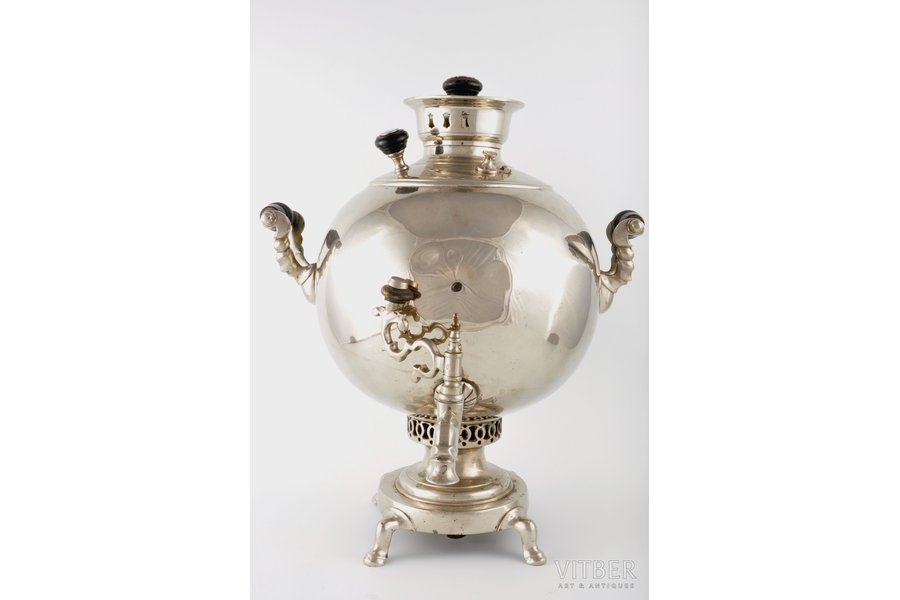 samovar, Vorontsov N.A. manufactory in Tula, h = 36.5 cm, Russia, the 19th cent., weight 3050 g