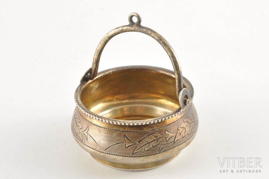 strainer, silver, 84 standard, 32.6 g, 2.5х5 cm, 1898, Moscow, Russia, craftsman - Grigory Ivanov