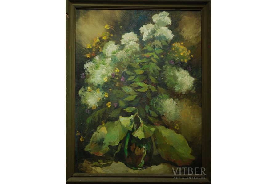 Skulme Jurģis (1928-2015), Jūnija buķete, 1992 g., audekls, eļļa, 92x70 cm