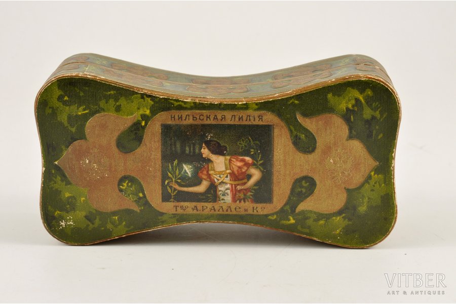 box, Nolskaya LIliya, papier mache, Russia, the beginning of the 20th cent., 4х13х6 cm