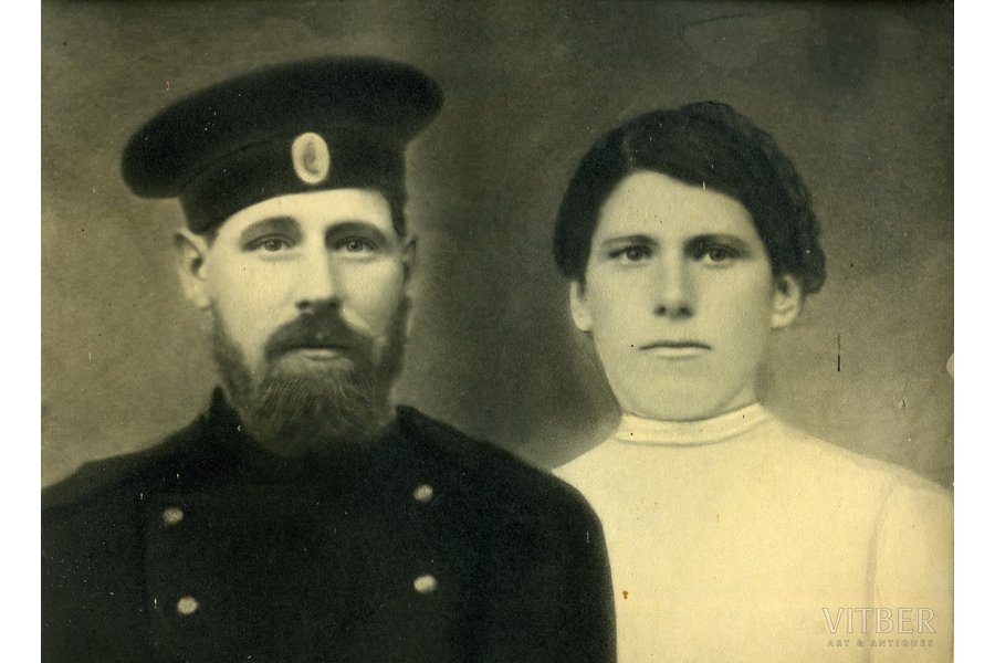 fotogrāfija, Cariskā Krievija, karavīrs, 20. gs. sākums, 30,8x34 cm