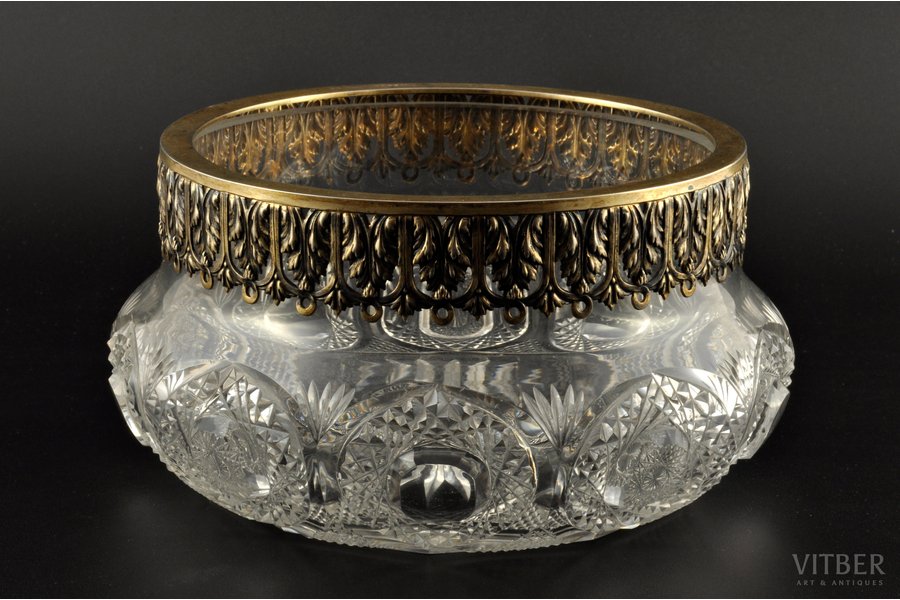 candy-bowl, silver, 800 standard, 117.40 g, silver stamping, h 8, Ø 16.5 cm, the 2nd half of the 19th cent., Germany