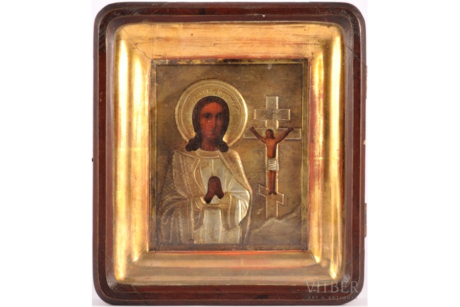 icon, Our Lady of Akhtyr, with...