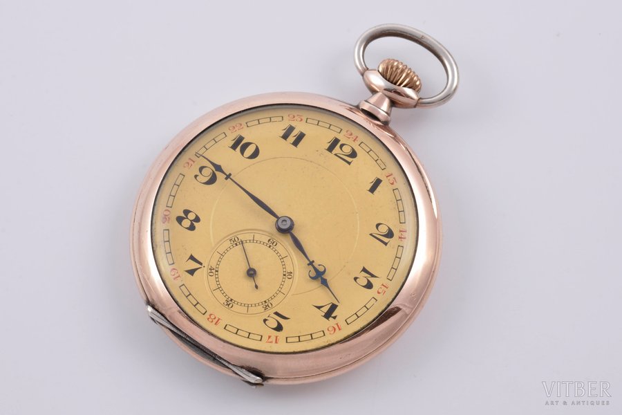pocket watch, "S.U.F.", Switzerland, the beginning of the 20th cent., silver, 800 standart, 70.25 g, Ø 50 mm, good condition, working well