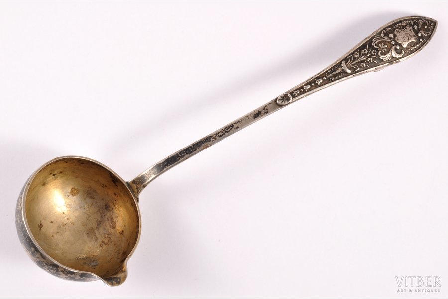 spoon sauce, silver, 12 лот (750) standard, 30.90 g, 18 cm, Viedt, the middle of the 19th cent., Germany
