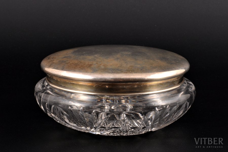 case, silver, 800 standart, the beginning of the 20th cent., (weight of silver) 77.35 g, Germany, Ø 13 cm