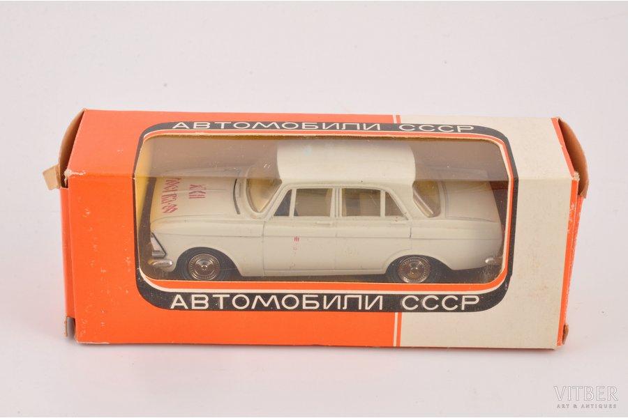 auto modelis, Moskvič 408 Nr. А1, "Olimpiāde '80", metāls, PSRS, 1979-1981 g.
