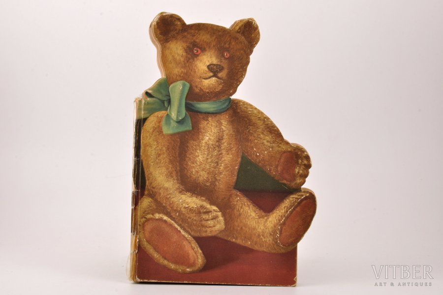 "Teddijs", jautrs lāču stāsts, bildes un panti Kārla Rõra, bojāta grāmatas muguriņa