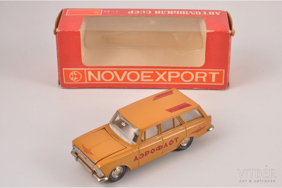 car model, Moskvitch 427 Nr. A4, "Airforce", metal, USSR, ~ 1980