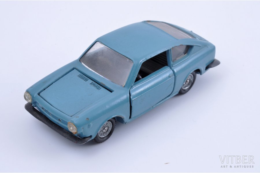 car model, FIAT 850-Coupe, metal, USSR