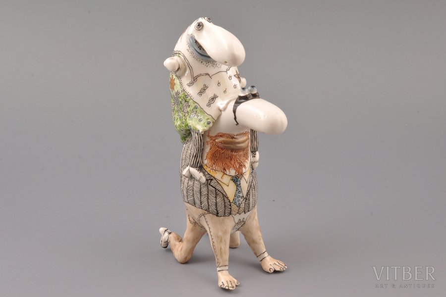 figurine, Mother-in-law, porcelain, sculpture's work, molder - Evgeniy Shitov, beginning of 21st cent., 17.5 cm