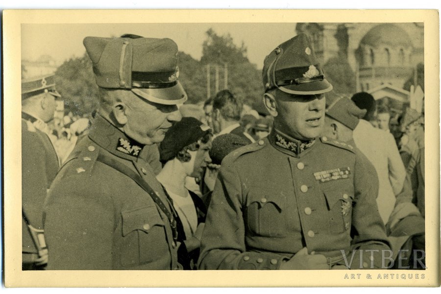 fotogrāfija, Latvijas Armija, aizsargi, 20. gs. 20-30tie g., 14 x 9 cm