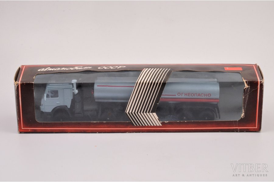 auto modelis, Kamaz 5410, "Uzliesmojošs", koversija, autora paraksts, metāls, 1991 g.
