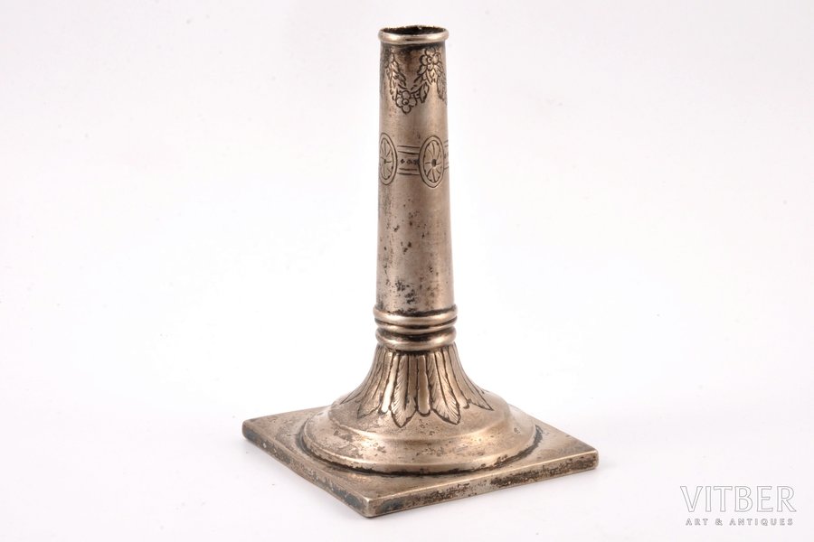 candlestick, silver, 12 лот (750) standard, 170.70 g, 15 cm, 1809-1812, Kingdom of Prussia
