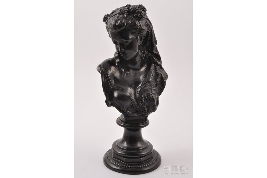 bust, "Spring", cast iron, 28...