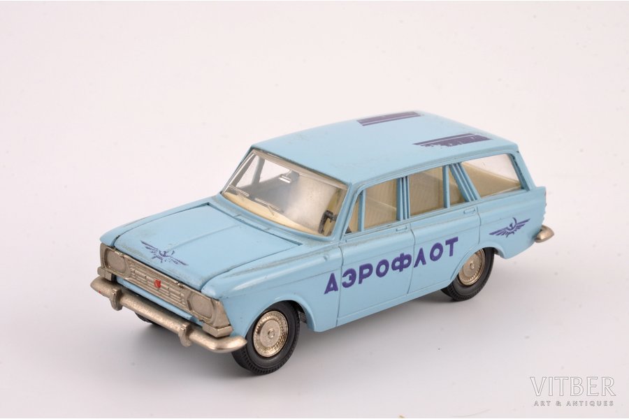 car model, Moskvitch 427 Nr. A4, "Airforce", metal, USSR, ~ 1980