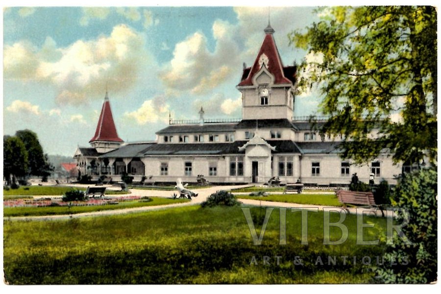 postcard, Rīgas Jūrmala, Ķemeri (Kemmern), Latvia, Russia, beginning of 20th cent., 8.9 x 14 cm
