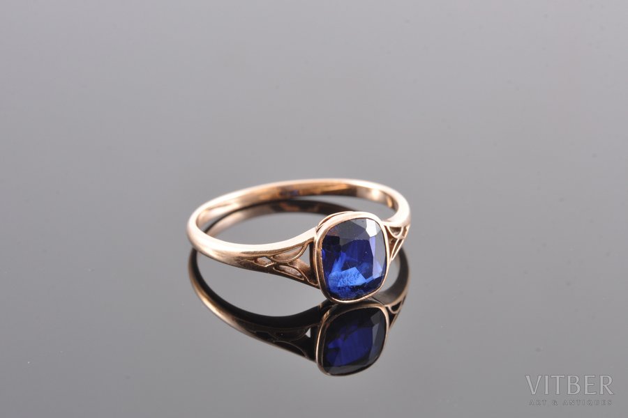 a ring, gold, 56 standard, 1.80 g., the size of the ring 17.7, Russia