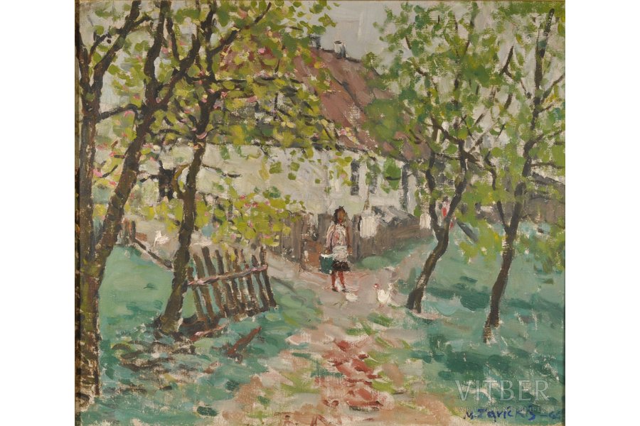 Zavickis Matiss (1911–1988), 1966, canvas, oil, 60 x 70 cm