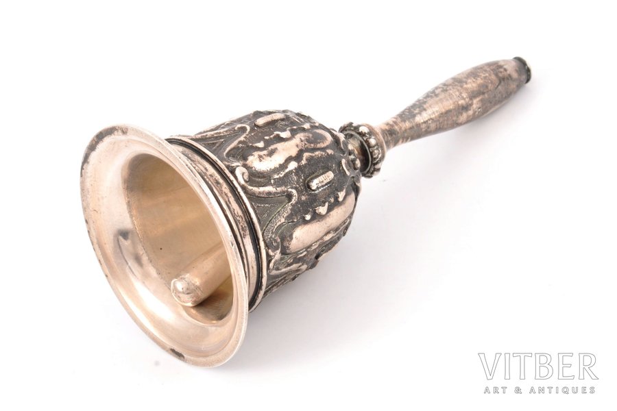 bell, silver, 950 standard, 155.50 g, h 10.3 cm, Ø 5.1 cm, France