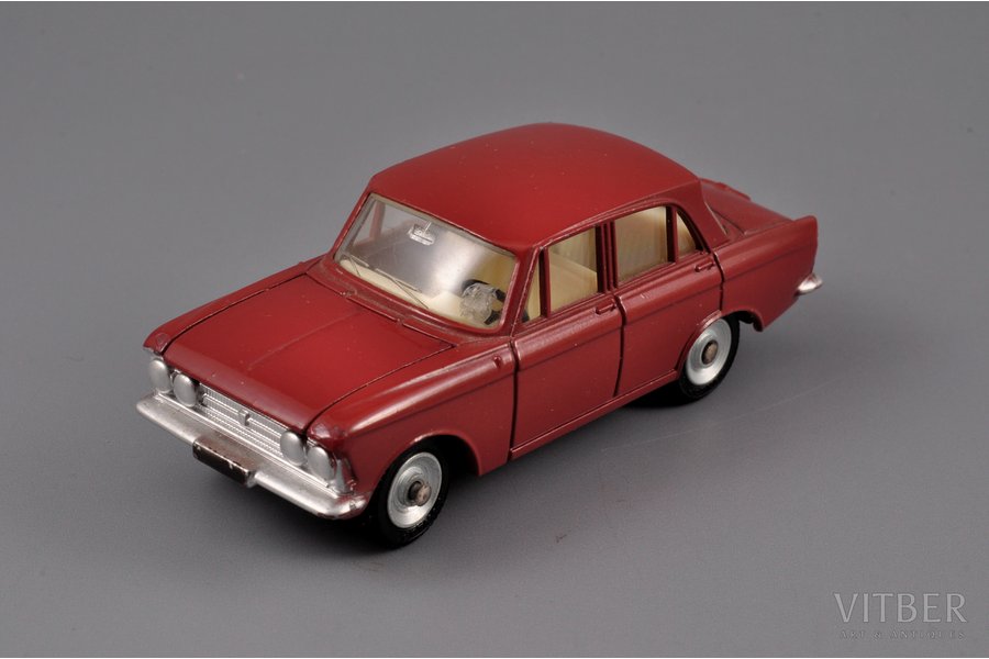 auto modelis, Moskvič 408, DINKY TOYS 1410, metāls, Francija, 1968-1971 g.