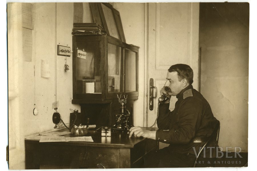 fotogrāfija, kara aviācijas lidotājs, Krievijas impērija, 20. gs. sākums, 15x10,2 cm