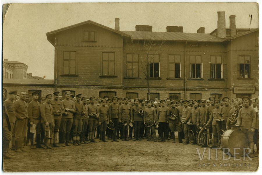 photography, German prisoners of war, Russia, beginning of 20th cent., 14x9,2 cm