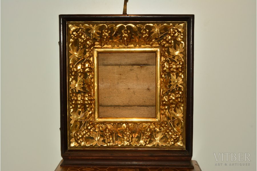 icon case, for the icon size 36 x 31 cm, guilding, wood, Russia, the beginning of the 20th cent., 78 x 67 x 18 cm