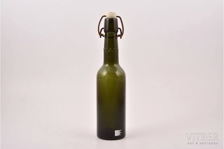 bottle, Schonbusch, Akt. Brauerei, Konigsberg Pr., Germany, the 40ies of 20th cent., 27 cm