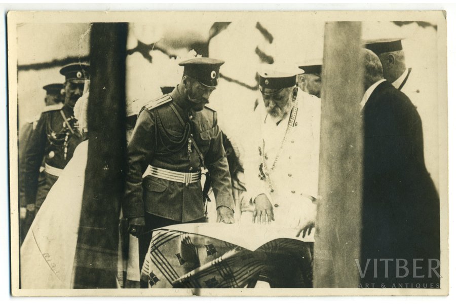 фотография, Рига, визит Царя Николая II, Российская империя, начало 20-го века, 14x9 см