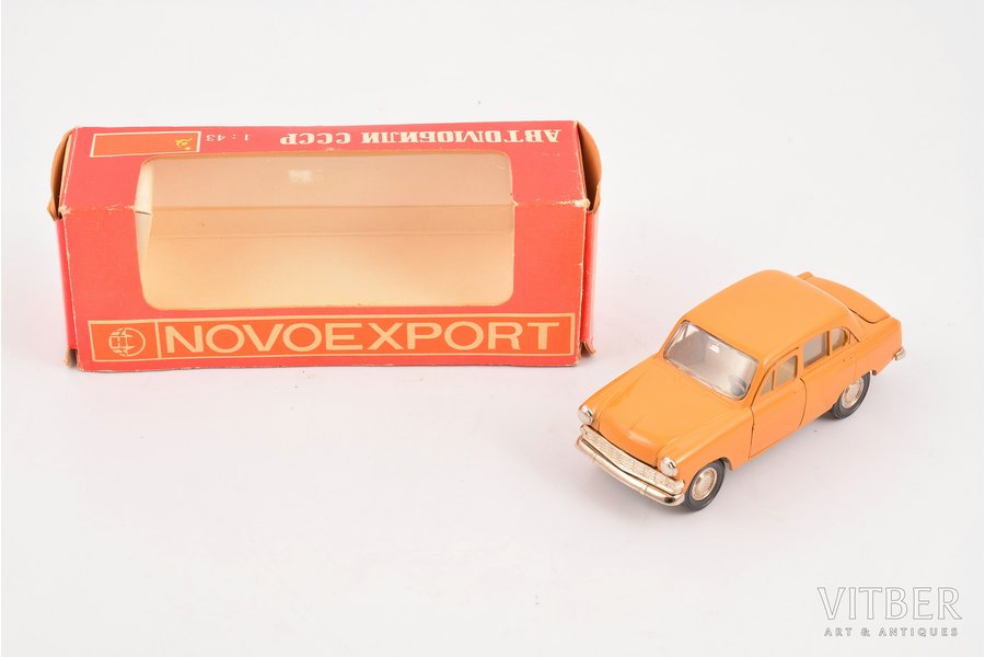 car model, Moskvitch 403 Nr. A7, the first sample luggage carrier, metal, USSR, 1978