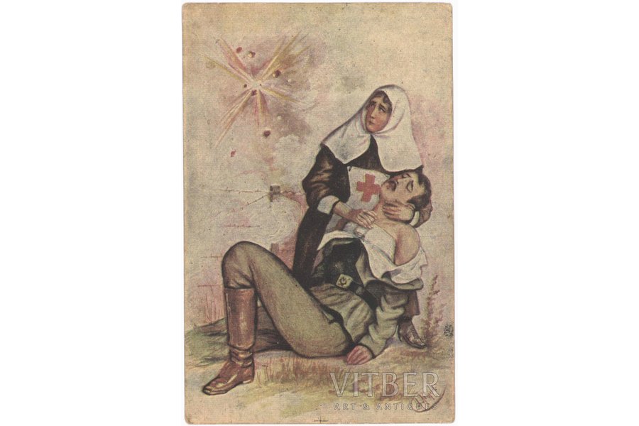 postcard, propaganda, USSR, beginning of 20th cent., 13.9 x 9 cm