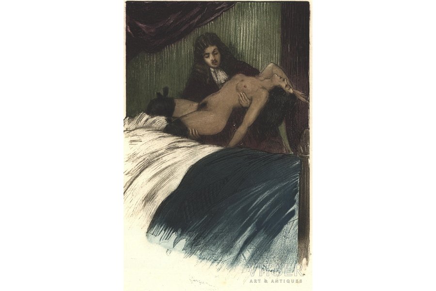 Erotica, paper, lithograph, 18.5 x 14 cm