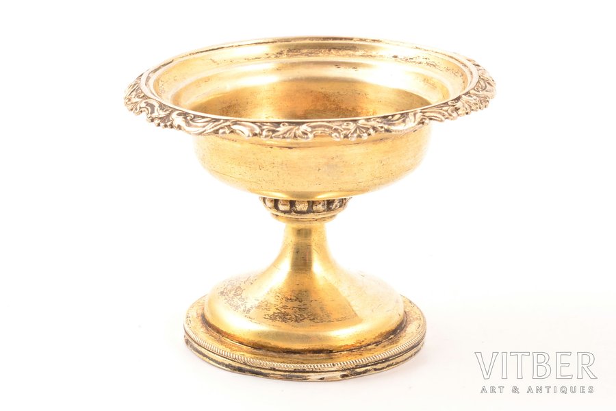 saltcellar, silver, 84 standard, 55.10 g, h 5.8 cm, 1852, Moscow, Russia