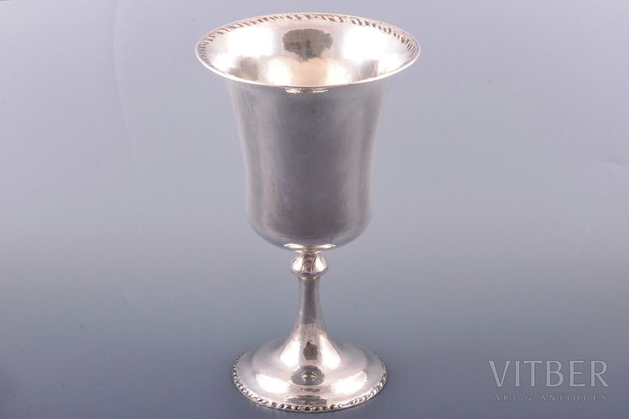 cup, silver, 830 standard, 379.90 g, h 22.5 cm, 1923, Sweden