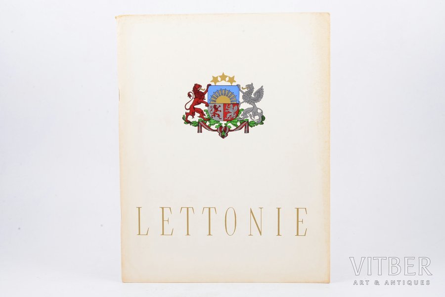 "Lettonie", 1968, Amerikas latviešu apvienība, Washington, 72 pages, 27.7 x 21.1 cm