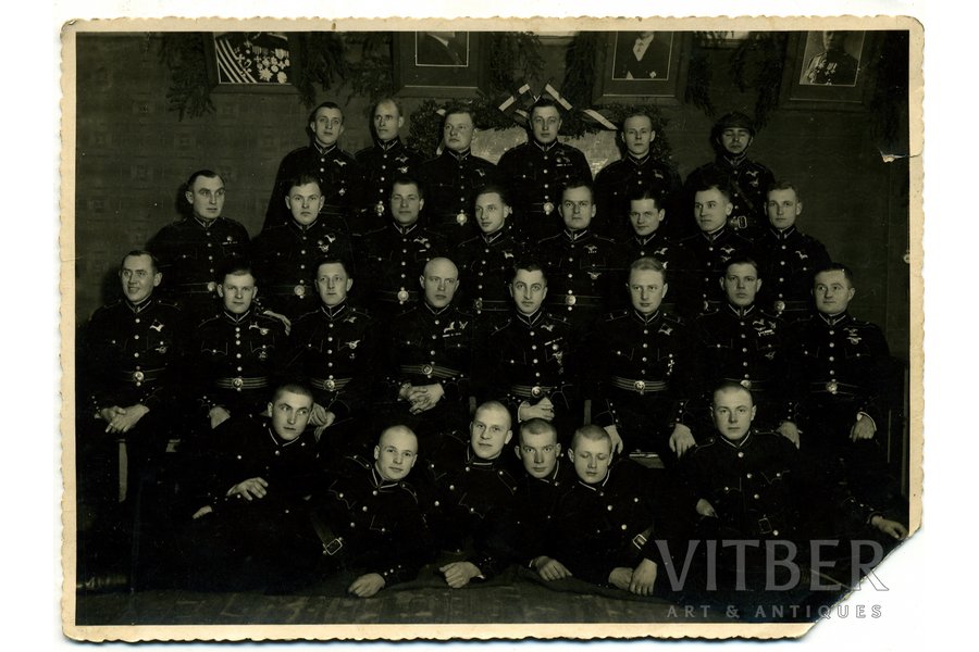 фотография, ЛА, полк авиации, Латвия, 20-30е годы 20-го века, 17,2x12,4 см
