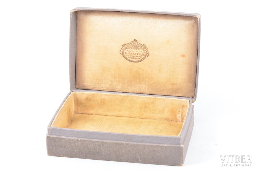 kastīte, K. Faberžē, Krievijas impērija, 10.8 x 7.4 x 3.7 cm