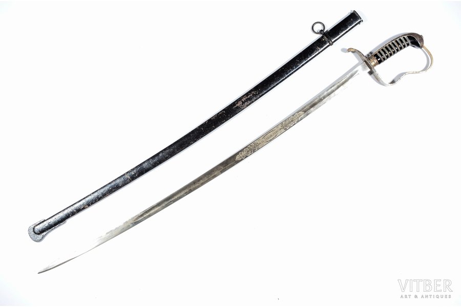 sabre, German army, with sign "in treue fest", "W.K.& C" Waffenfabrik Weyersberg, Kirschbaum & Co, blade length 80.5 cm, total length 94 cm, Germany, the border of the 19th and the 20th centuries