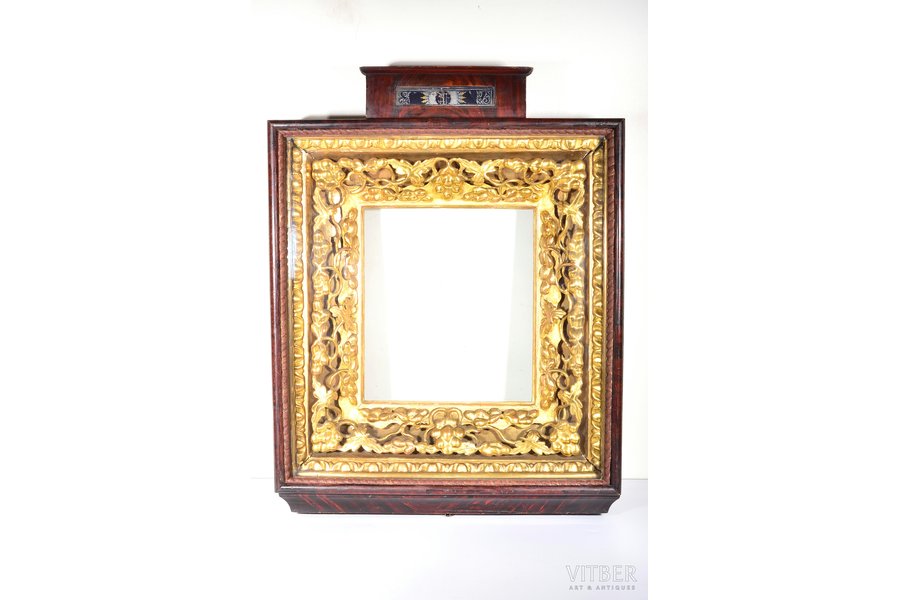 icon case, for the icon size 36 x 29 cm, guilding, wood, Russia, 78 x 59.5 x 16 cm