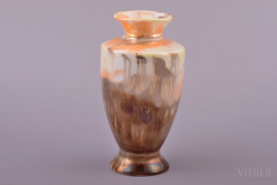 vase, porcelain, J.K. Jessen manufactory, Riga (Latvia), 1933-1935, h 14.8 cm, third grade
